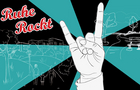 Ruhe rockt. Hand zeigt Schweigefuchs-Geste 